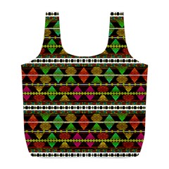 Aztec Style Pattern Reusable Bag (l)