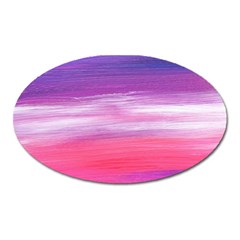 Abstract In Pink & Purple Magnet (oval)