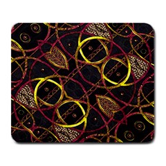 Luxury Futuristic Ornament Large Mouse Pad (rectangle) by dflcprints