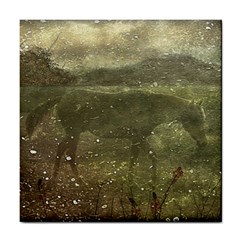 Flora And Fauna Dreamy Collage Ceramic Tile by dflcprints