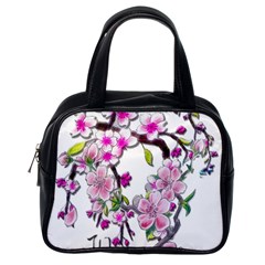 Cherry Bloom Spring Classic Handbag (one Side)