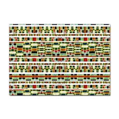 Aztec Grunge Pattern A4 Sticker 100 Pack by dflcprints