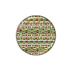 Aztec Grunge Pattern Golf Ball Marker (for Hat Clip)