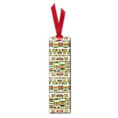 Aztec Grunge Pattern Small Bookmark