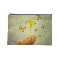 Butterflies Charmer Cosmetic Bag (large) by dflcprints