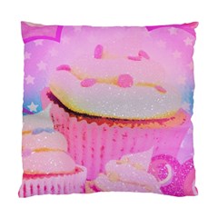 Cupcakes Covered In Sparkly Sugar Cushion Case (two Sided) 