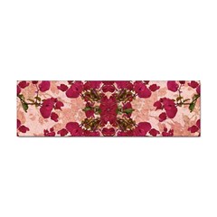 Retro Vintage Floral Motif Bumper Sticker 100 Pack