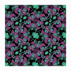 Floral Arabesque Pattern Glasses Cloth (medium) by dflcprints