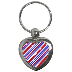 American Motif Key Chain (heart) by dflcprints