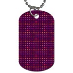 Funky Retro Pattern Dog Tag (Two-sided)  Front