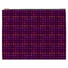 Funky Retro Pattern Cosmetic Bag (xxxl)