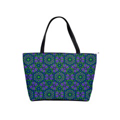 Retro Flower Pattern  Large Shoulder Bag