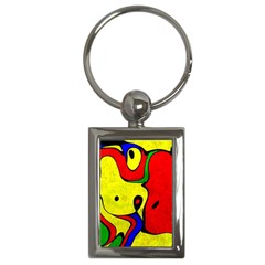 Abstract Key Chain (rectangle)