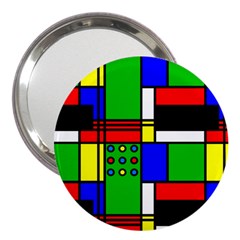 Mondrian 3  Handbag Mirror