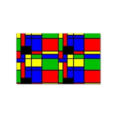 Mondrian Sticker (rectangle)