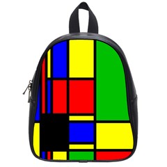 Mondrian School Bag (small) by Siebenhuehner