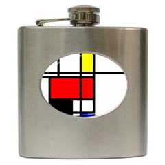 Mondrian Hip Flask