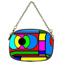 Mondrian Chain Purse (one Side)