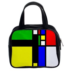 Abstrakt Classic Handbag (two Sides)