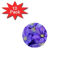 Purple Wildflowers For Fms 1  Mini Button Magnet (10 Pack)