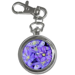 Purple Wildflowers For Fms Key Chain Watch by FunWithFibro