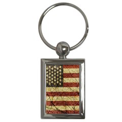 Vinatge American Roots Key Chain (rectangle)