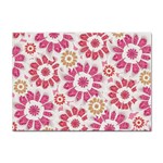 Feminine Flowers Pattern A4 Sticker 100 Pack Front