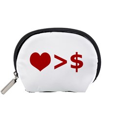 Love Is More Than Money Accessory Pouch (small)