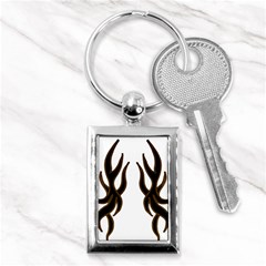 Dancing Fire Key Chain (rectangle) by coolcow