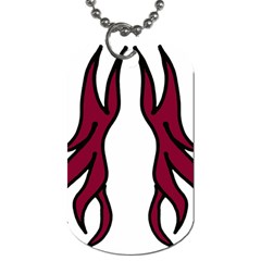 Dancing Fire 2 Dog Tag (one Sided) by coolcow