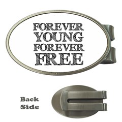 Forever Young Money Clip (oval)