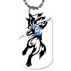 Alpha Dog Dog Tag (one Sided) by Viewtifuldrew