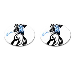 Alpha Dog Cufflinks (oval) by Viewtifuldrew