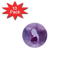 Profile Of Pain 1  Mini Button (10 Pack) by FunWithFibro