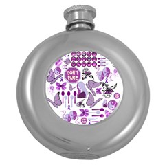 Fms Mash Up Hip Flask (round)