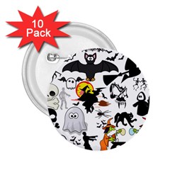 Halloween Mashup 2 25  Button (10 Pack) by StuffOrSomething