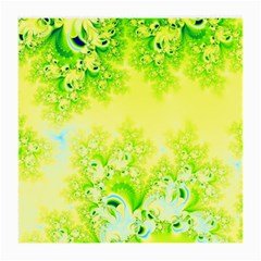 Sunny Spring Frost Fractal Glasses Cloth (medium, Two Sided) by Artist4God