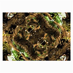 Artificial Tribal Jungle Print Glasses Cloth (large, Two Sided)