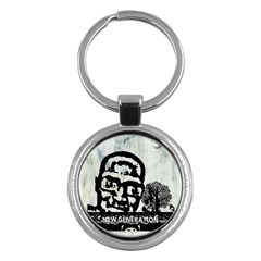 M G Firetested Key Chain (round)