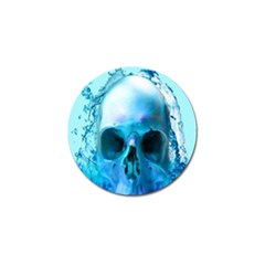 Skull In Water Golf Ball Marker