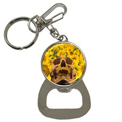 Sunflowers Bottle Opener Key Chain by icarusismartdesigns