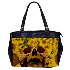 Sunflowers Oversize Office Handbag (one Side) by icarusismartdesigns