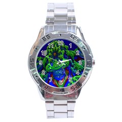 Abstract 1x Stainless Steel Watch