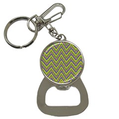 Zig Zag Pattern Bottle Opener Key Chain