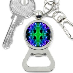 Alien Snowflake Bottle Opener Key Chain