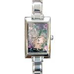 Chernobyl;  Vintage Old School Series Rectangular Italian Charm Watch Front