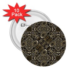 Steam Punk Pattern Print 2 25  Button (10 Pack) by dflcprints