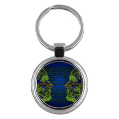 Binary Communication Key Chain (round) by StuffOrSomething