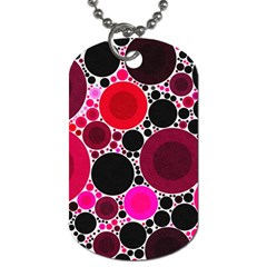 Retro Polka Dot  Dog Tag (two-sided)  by OCDesignss