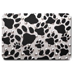 Paws On Me  Large Door Mat by OCDesignss